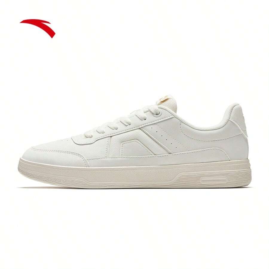 Anta Tennis Style Low-Top Sneakers For Men, Summer New Classic White Casual Versatile Sports Shoes - Ivory-1 - View 1