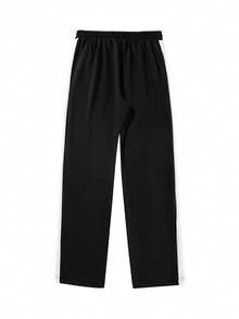 Modcrash Men's Casual Retro Banknote Print Sweatpants - Black - View 5