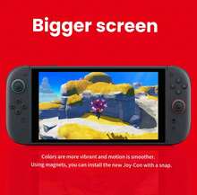 Nintendo Switch Máy chơi game Switch 2: Thiết kế mỏng nhẹ, kiểu dáng đẹp và dễ mang theo; màn hình HD 7.9 inch cho chất lượng hình ảnh được nâng cao và màu sắc sống động; bộ nhớ trong 256GB; micro khử tiếng ồn tích hợp; lý tưởng cho chơi game trực tuyến nhiều người chơi và giải trí thông thường. (Phiên bản Hồng Kông) - Xem 11