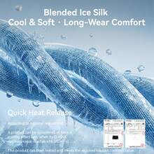ROCKBROS 1pc Summer Ice Silk Cooling Face Mask, Breathable Sweat-Absorbent Sun Protection Neck Gaiter, Outdoor Cycling Full Face & Neck Coverage For Summer - Dark Grey - View 5