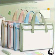 1pc Portable Expandable Accordion File Folder With 13 Pockets, Suitable For A4 Envelopes, Document Storage, File Bags, Organizers, For Home, School And Office Use, Macaron Color Series, Office, Home, Business, Exam - A4 - View 8