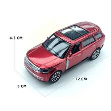 Modelo de coche de aleación auténtico, juguete para niños, vehículo en miniatura, simulación, coche de juego para niños de alta calidad - Rojo - Ver 4