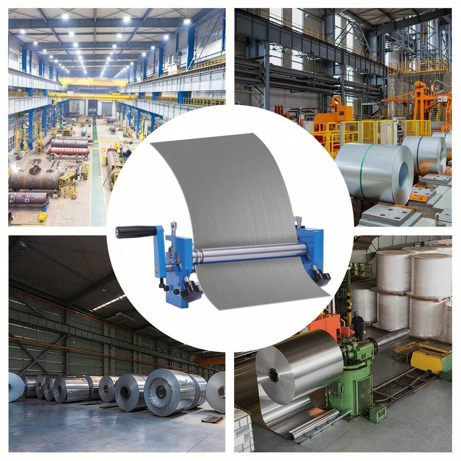 Round Bending Machine Bending Machine Manual Full Sheet Bending Machine Round Bending Device Sheet Metal Bending Machine Bending Device Pipe Bender Roller Bending Machine Three Roller Bending Machine - 1 - View 1