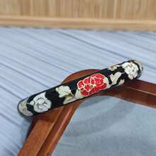 Cloisonne Floral Open Cuff Bracelet, Oil Drop Alloy Bangles, Gifts For All, Various Sizes Available - Enamel Cloisonné Bracelet With Peony Pattern - View 41