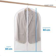Set Of 3 Clothes Covers With Zipper, Dustproof Hanger, Translucent Organizer For Clothes, Suits And Coats - 查看 5