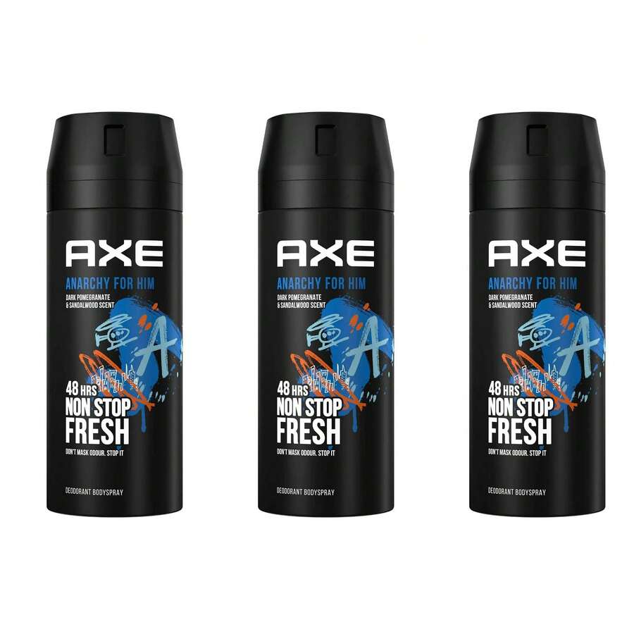 Axe Deodorant Body Spray, Anarchy, 5.07 Oz - 3 件裝 - 查看 1