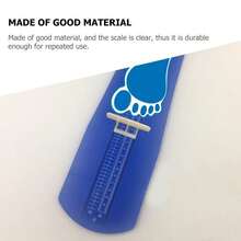 2 Pcs Shoe Size Measuring Ruler Adult Measurements - Blue - View 6