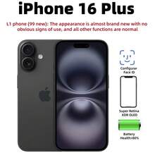 (99 New) Apple IPhone 16 Plus, Dual SIM, Battery Health>80%, Used - Like New Or Open Box - Multicolor - View 3