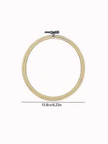 Pure Natural Bamboo Embroidery Hoop, Bamboo Embroidery Ring | Handmade Wooden Sewing Frame, Used For Cross Stitching And Fabric Art | Adjustable DIY Craft Tool, Embroidery Frame, Handmade Sewing Tool 10cm, 15cm, 20cm, 25cm, 30cm - Bamboo Silver Embroidery Hoop - View 9