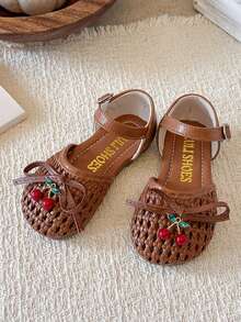 Baby Fashion Sports Shoes, Beautiful, Suitable For All Seasons, Baby Walking Shoes, Princess Shoes - Brown - View 3
