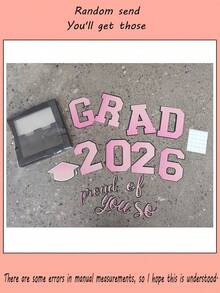 2026 Graduation Party Decorations, Rose Gold Graduation Decorations, 2026 Graduation Gift Box Ribbons With Letters, 2026 Graduation Party Supplies, Pink University Graduation Party Supplies - Graduation Black Pink Balloon Box - View 8