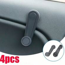 4pcs Car Window Crank Handle, Manual Windshield Wiper Rod With Sleeve And Spring, Universal Car Interior Accessories Replacement, Fashionable Window Handle, Car Window Handle, Auto Repair - 4 Pack - View 1