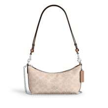 Coach Caitlin Printed Women's Single Shoulder Crossbody Bag CEK80SVPWH - Sandy Yellow/grayish Brown CEK80SVPWH - View 1