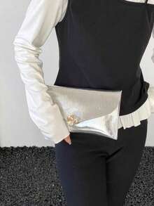 Dedoo 2026 Latest Fashion Colorful Plaid Handbag - Silver - View 4