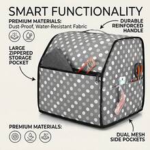 1pc Overlock Sewing Machine Cover Dustproof Bag, Sewing Tool Accessory Pouch, Suitable For Most Standard Overlock Machines - Overlock Machine Dust Cover - View 15
