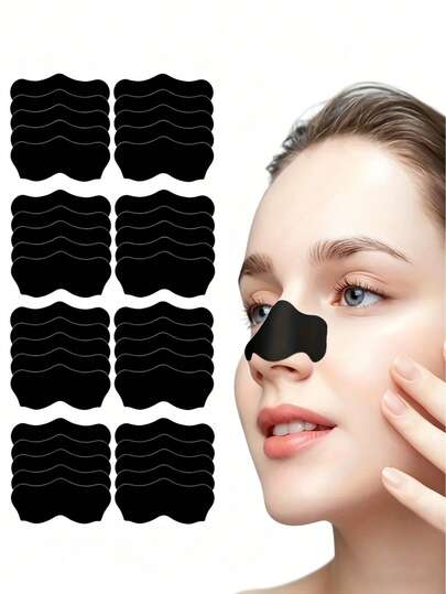 100pcs Pore Cleansing Nose Strips, Nose Mask Care Patches, Skincare Tools, Facial Mask Care Tools, Alcohol-Free Formula