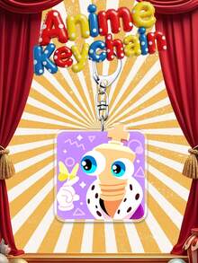 TADC Keychain, Cartoon American Fantasy Television Series Fun Style Anime Keychain, Movie Merchandise, DIY Personalized Idol Merch Gift For Friends Birthday, Animation Keychain, Keychain Collection, Exquisite Decoration, Exquisite Small Gift, Holiday Gift, Collectible - Multicolor - View 4