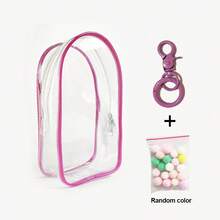 Caja organizadora de funda protectora transparente colorida para muñecas  V3 de 17cm, bolsa de exhibición para exteriores con llavero, accesorios para muñecas - 19 - Ver 20