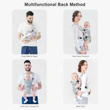 3-In-1 Baby Carrier, From Newborn To Toddler. Ergonomic (7.5-45 Lbs) - 偽裝 - 查看 3