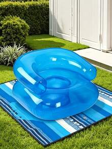Portable Outdoor Inflatable Mattress, PVC Transparent Sofa, Garden Nap Reading Leisure Chair, Suitable For Indoor And Outdoor Scenes, Novel Inflatable Furniture Blow-Up Sofa Seat, Waterproof PVC Inflatable Sofa, Essential Outdoor Equipment For All Seasons - Multicolor - View 7