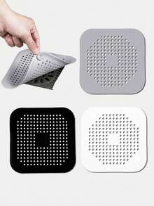 1 cái nút chặn cống bồn tắm/vòi sen bằng silicon giúp giữ tóc gọn gàng - Ngăn ngừa tắc nghẽn và mùi hôi. - A - Xem 3