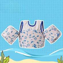 1 pieza Chaleco de natación para niños con ayuda de flotabilidad incorporada - Chaleco salvavidas ajustable rápidamente, adecuado para lecciones de natación, playa, piscina - Dispositivo flotante para niños y niñas - Ideal para principiantes y entrenamiento de en el agua - Chaleco de manga corta de color mixto, perfecto para actividades en la piscina y la playa, festivales, fiestas y entretenimiento, Chaleco de natación para niños, Chaleco flotante de natación para niños - Multicolor - Ver 19