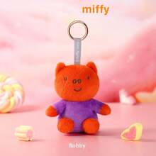 Miffy Colorful Series Plush Pendant – Toy Cute Rabbit Doll Keychain Decoration, Soft And Adorable Plush Charm, A Creative Gift Full Of Girly Sweetness - Multicolor - View 11