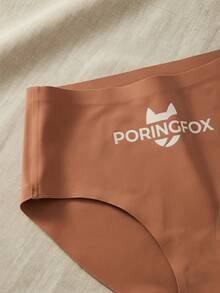 PoringFox 6件套女士高腰无痕内裤套装，全包覆隐形内裤，性感舒适内衣 - 彩色 - 查看 7