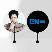 EN/HY Fandom Handhållna fläktar för Zhenyuan Liang, Sungchun Park, Seonwoo Kim, Riki Nishimura, kändismini-fans för sommaren - Multifärgad - Visa 12