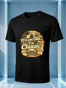 Grands Formats T-Shirts Hommes - Noir - Voir 1