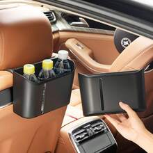 Multi-Functional Car Backseat Storage Box, Cup Holder, Tissue Box, Trash Can, Seat Back Organizer - Storage Rack - View 6