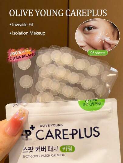 Olive Young Care Plus 96pcs Acne Pimple Patch, For Face & Body - Fast Acting, Vegan & Cruelty-Free, Korean Skincare, Korean Beauty Gift, Korean Cosmetics