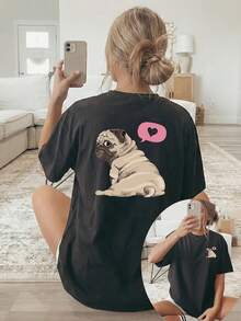 Women T-Shirts - Black - View 6