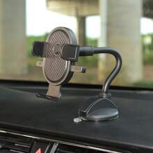 Giá đỡ điện thoại gắn trên bảng điều khiển ô tô xoay 360 độ, thích hợp cho hệ thống định vị. - A - Xem 2