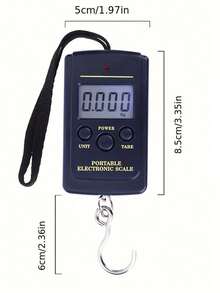 [Bestselling Product] Portable Pocket Scale With Large Capacity (50kg), Handheld Electronic Scale, High-Strength Hook, Easy-To-Store Hanging Strap, High-Definition Display, Multiple Unit Switching. Powered By 2 AAA Batteries (Batteries Not Included). - Portable electronic scales - View 3