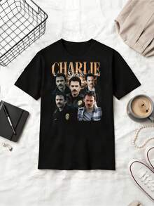 Charlie Swan Shirt, Billy Burke, Team Charlie Tee - Black - View 1
