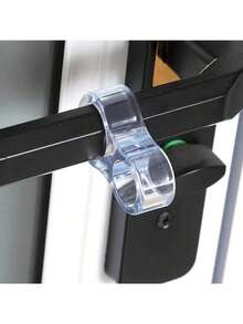 4/8/12pcs Transparent PVC Door Stopper - Rubber 8-Shaped Anti-Collision Protective Pad, Suitable For Door Handles, Prevent Door Bumping - Clear - View 7