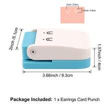 Easy Corner Necklace Card Punch,DIY Jewelry Display Card Maker Paper Cutter/Earring Display Card Hole Punch Tool - Necklace/Earring Display Card Punch - View 14