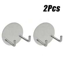 1pc Stainless Steel Coffee Machine Handle Holder - Modern Wall-Mounted Espresso Machine Storage Rack, Kitchen Organization Hook - Silver - View 9