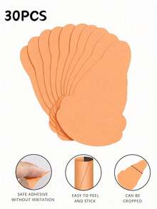 YIYANG 30/10pcs Disposable Breast Lift Pads, Made Of Non-Woven Fabric To Prevent Sagging And Lift The Bust, Suitable For Plus Size Women, Sexy And Discreet, Cover Protrusions And Support The Breasts - Multicolor - View 13