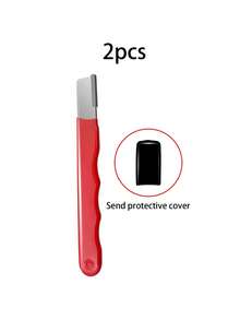 1pc Sharpening Stone Tool (With Protective Cover), Multi-Functional Household Sharpening Stone Tool, Sharpening Stone Tool, Kitchen Manual Sharpening Tool, Handheld Multi-Functional Quick Sharpening Tool, Kitchen Tool Accessories Small Tool, Sharpening Tool And Other Accessories, Suitable For Daily Use, Home, Kitchen, Restaurant, Baking, School, Hotel, BBQ Party, Camping And Other Scenarios - Multicolor - View 12