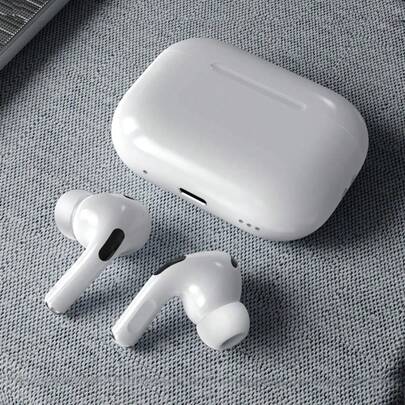 TWS True Wireless Earbuds, Bluetooth Headphones, Sweat-Resistant White Design, Built-In Microphone For Clear Calls, Comfortable Earphone Stem Style, Suitable For All Smartphones, Great For Fitness, Running, And Daily Use