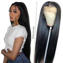 A Black Long Straight Wig, Smooth And Comfortable, Suitable For Daily Work, Leisure, Outings, Gatherings, Festivals And Events, As A Gift For Family And Friends - Black - View 5