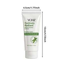 YCHZ Sữa rửa mặt tẩy tế bào chết làm sáng da Positively Radiant, công thức dịu nhẹ, dưỡng ẩm, giàu chiết xuất đậu nành giúp cải thiện tông màu và kết cấu da; không chứa dầu, không xà phòng và không gây dị ứng; 50g - 50G - Xem 9