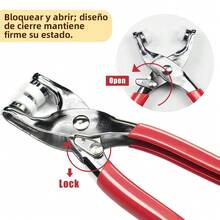 Metal Snap Fastener Set, Including Pliers And Button Pressing Tool, 9.5mm Snap Fasteners, Suitable For Crafts, Clothing, Hats, Sewing And Textile Projects (Multicolor). - View 8