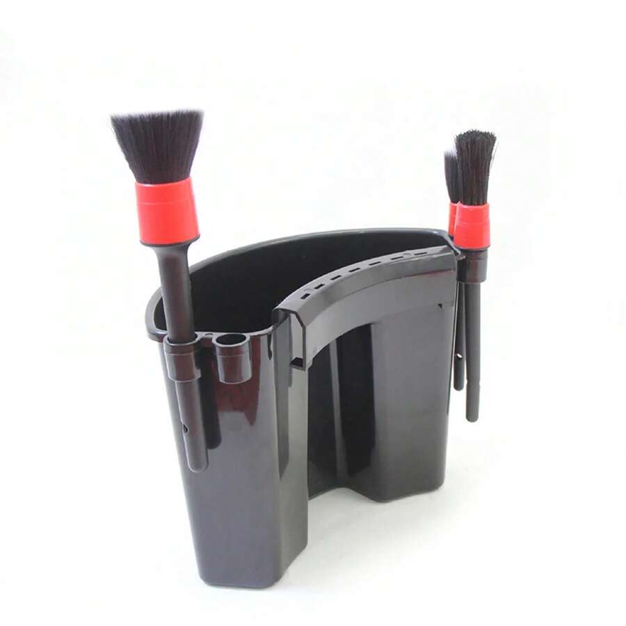 Organizador Universal para Cubetas, Herramientas de Detallado de Automóviles, Toallas, Cepillos, Guante, Kits de Almacenamiento Rápido y Fácil, Barril Colgante Externo - Negro - Ver 1