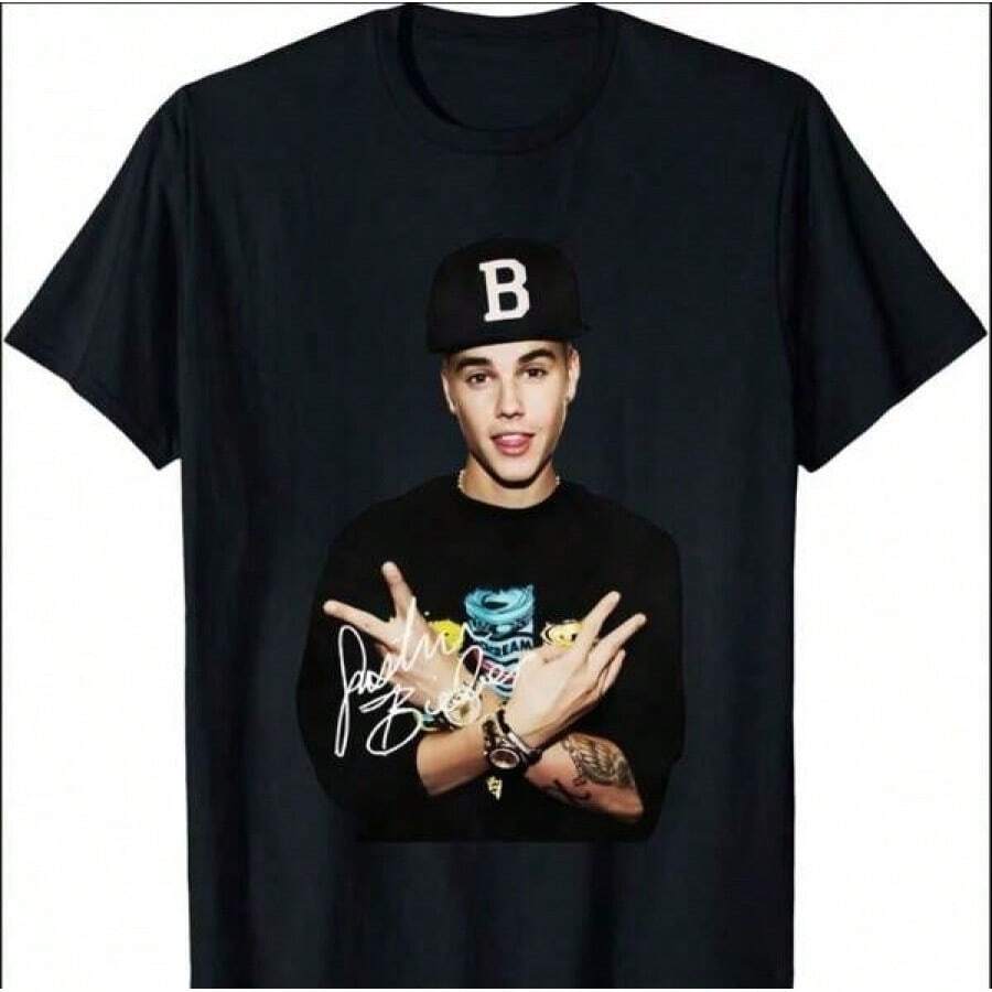 Men And Women, Unique Printed Casual T-Shirts, Machine Washable, Spring And Summer Holiday Wear, Thanksgiving T-Shirts, Pure Cotton T-Shirts, Suitable For All Seasons, Summer Wear. Classic Unisex Graphic T-Shirt, Perfect For Everyday Wear, Casual Cotton T-Shirt, Soft, Lightweight And Comfortable For Daily Use, Stylish Casual Design, Ideal For Men And Women, Crew Neck T-Shirt, Fitness Top, Going Out Top, Outdoor Wear, Holiday, Graduation, Fitted Slogan T-Shirt, Quote T-Shirt, Minimalist Graphic T-Shirt, Funny Graphic T-Shirt, Beach Party, Surfing, Picnic, Gift, Airport Outfit, Spring, Women's Summer Coordinating Sets, Subtle Summer Outfits, Summer Coordinating Outfit, Ball Gowns, Autumn, Winter, All Seasons, Birthday Dress, Party Outfits, Rave Outfit, Women's Office Wear, Curvy, Casual Outfits For Women, Fitness Wear For Women, Stylish Resort Outfit. 9PY2 - Black - View 1