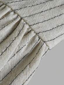 Bộ áo liền quần mùa hè sành điệu dành cho nữ, cổ chữ V, thắt nơ phía trước, tay bồng, eo cao, xếp tầng, kiểu dáng thoải mái, hoàn hảo cho kỳ nghỉ biển và các buổi tụ họp ngày lễ. - Màu be - Xem 10