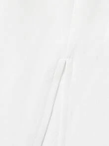 QUNGIGU 定制款女士优雅方领无袖连衣裙，带假口袋，适合晚礼服、鸡尾酒会、婚礼等场合。 - 白色 - 查看 7
