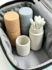 A Captivating Storage Box, Perfect For Storing Buds, Swabs, Toothpicks, Ear Picks, And Various Small Items. It Saves Space, Is Practical, And Simplifies Organization, Desk & Drawer Organizer For Home Storage - Multicolor - View 3